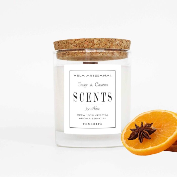 Vela mediana 150 ml Naranja&Canela
