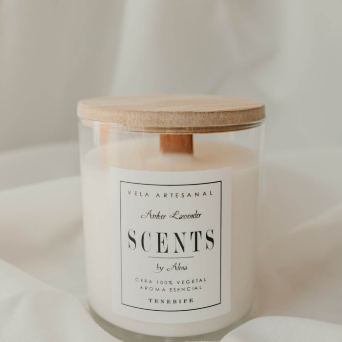 Alternative view of Vela grande 235 ml Galletas de Navidad