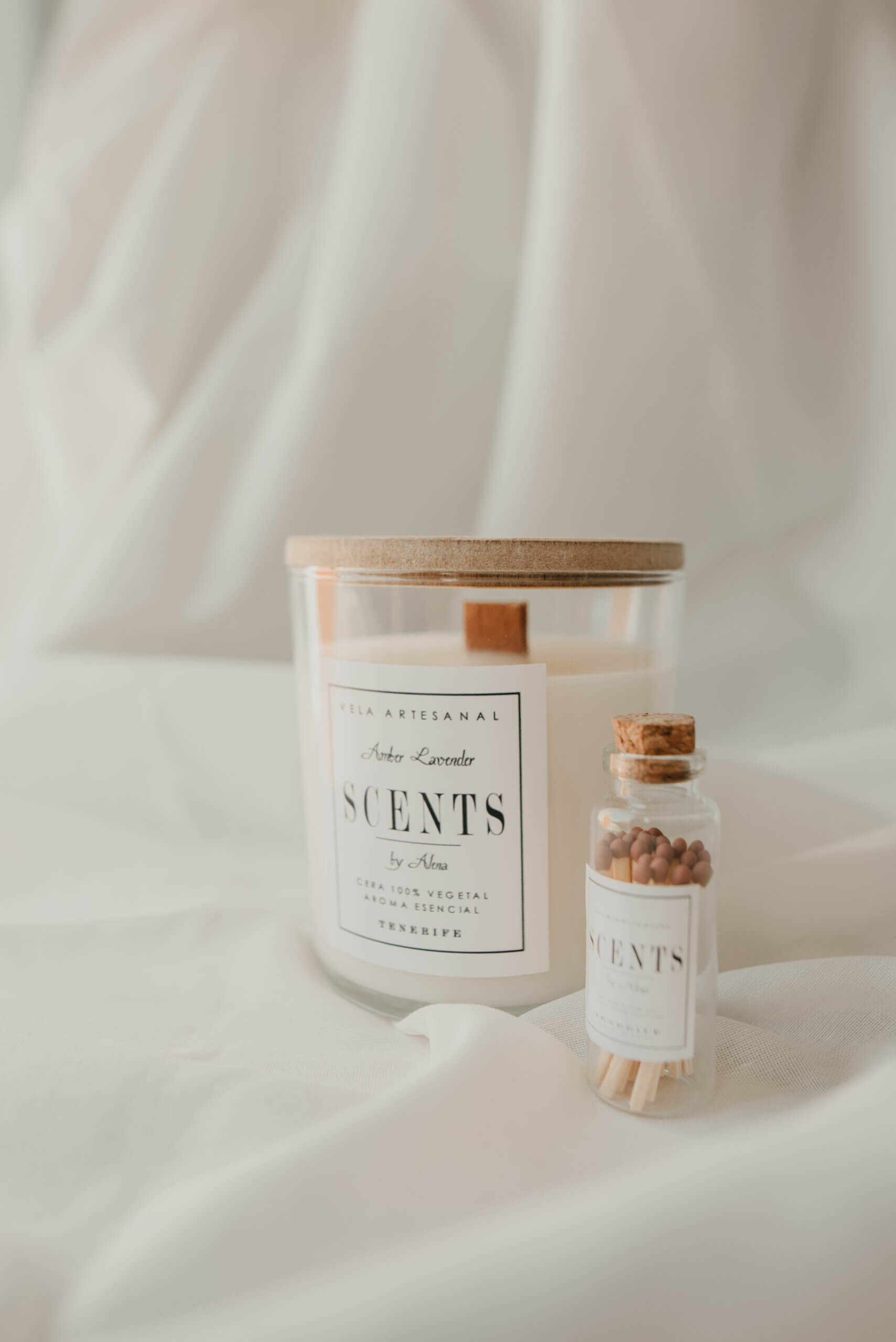 Vela grande 235 ml Jazmín Rojo - Imagen 5