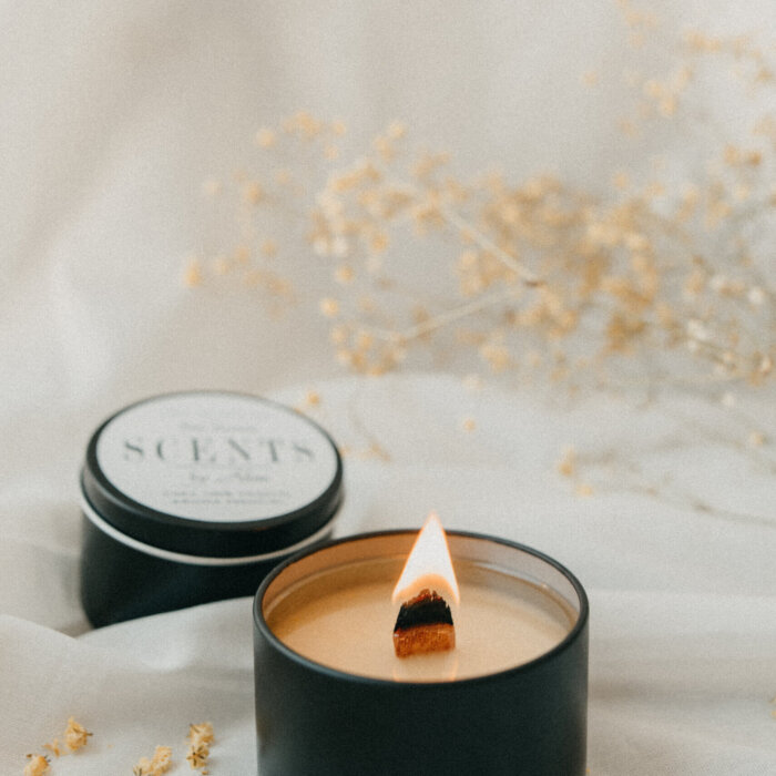 Alternative view of Vela pequeña 95 ml Madera de Cedro