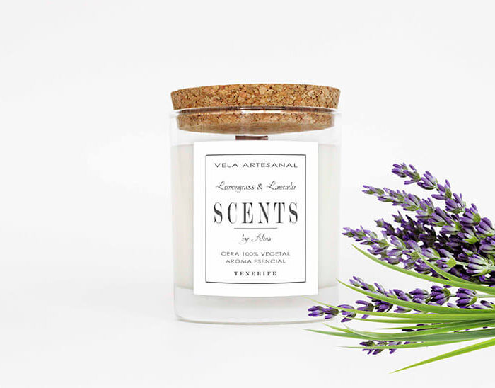 Vela mediana 150 ml Lemongrass+Lavanda