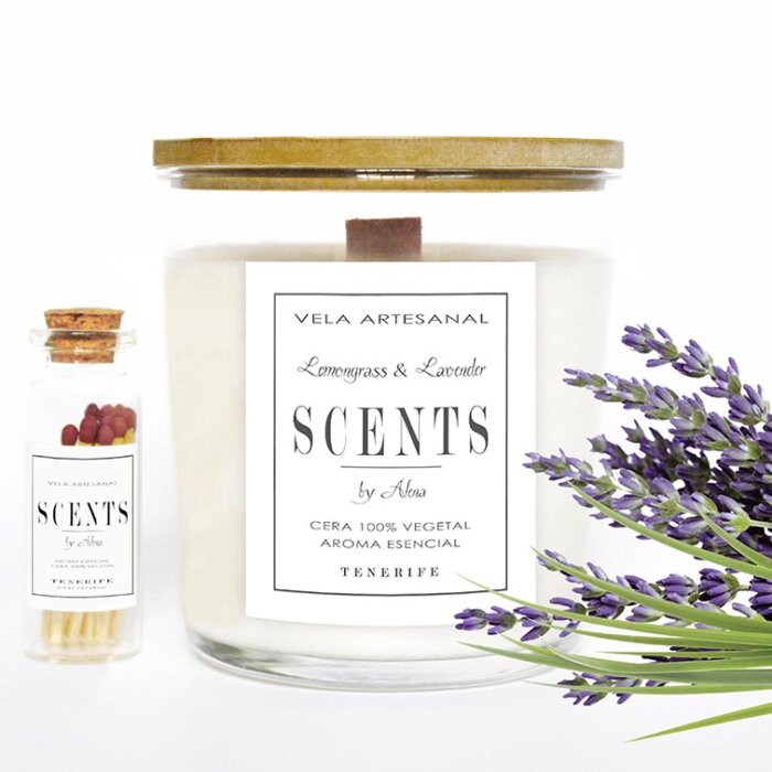 Vela grande 235 ml Lemongrass+Lavanda