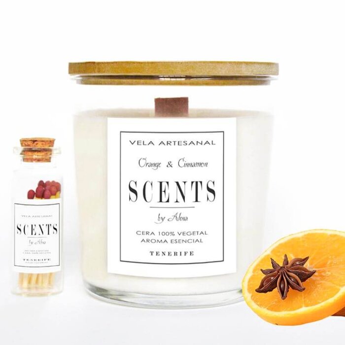 Vela grande 235 ml Naranja&Canela