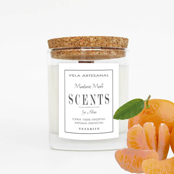 Vela mediana 150 ml Almizcle de Mandarina