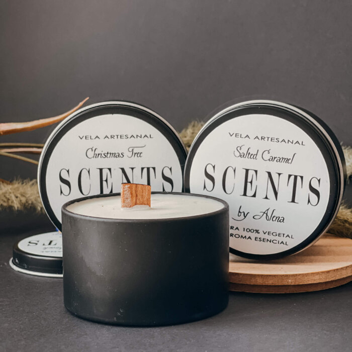 Alternative view of Vela pequeña 95 ml Lemongrass+Lavanda