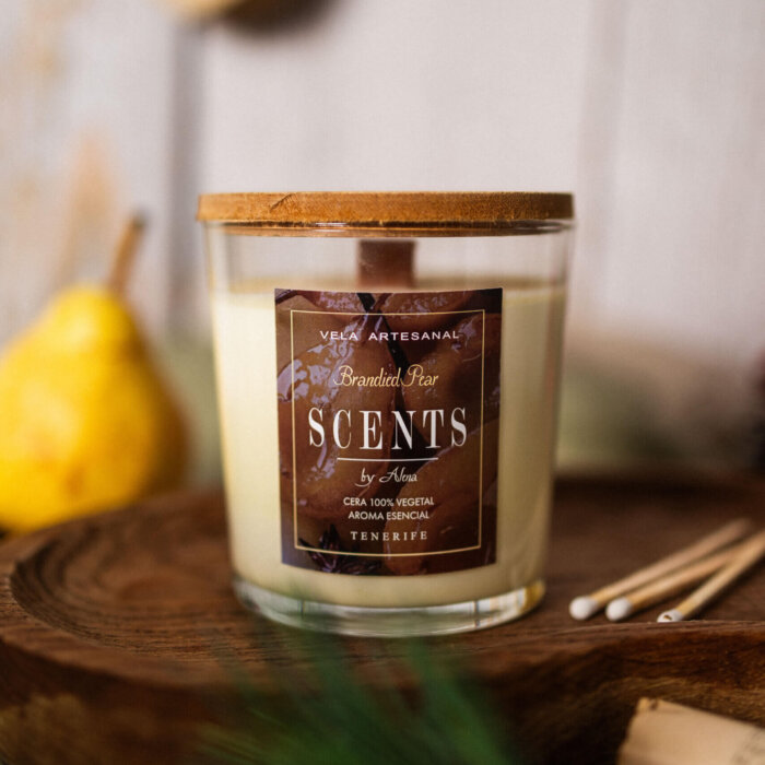 Alternative view of Vela grande 235 ml Pera&Brandy