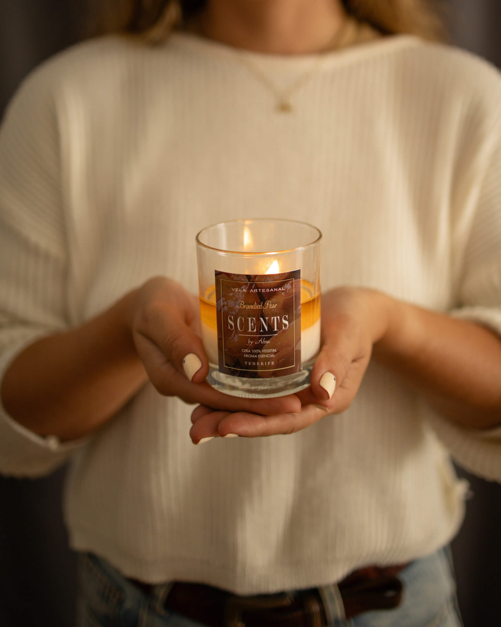 Vela mediana 150 ml Pera&Brandy - Imagen 5