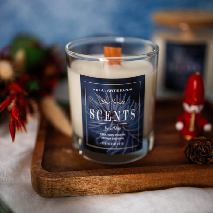 Alternative view of Vela mediana 150 ml Abeto Azul