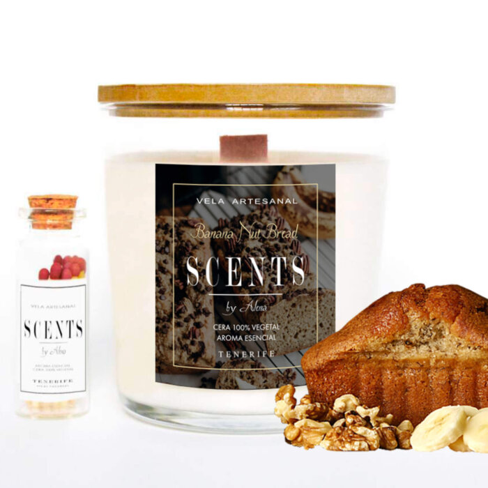 Vela grande 235 ml Banana Nut Bread