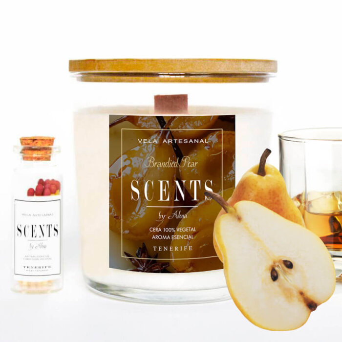 Vela grande 235 ml Pera&Brandy