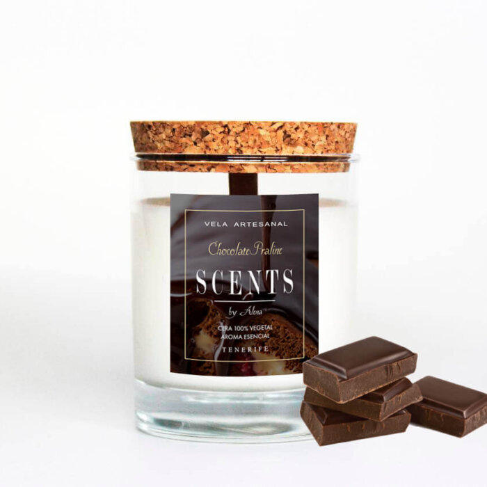 Vela mediana 150 ml Praliné de Chocolate
