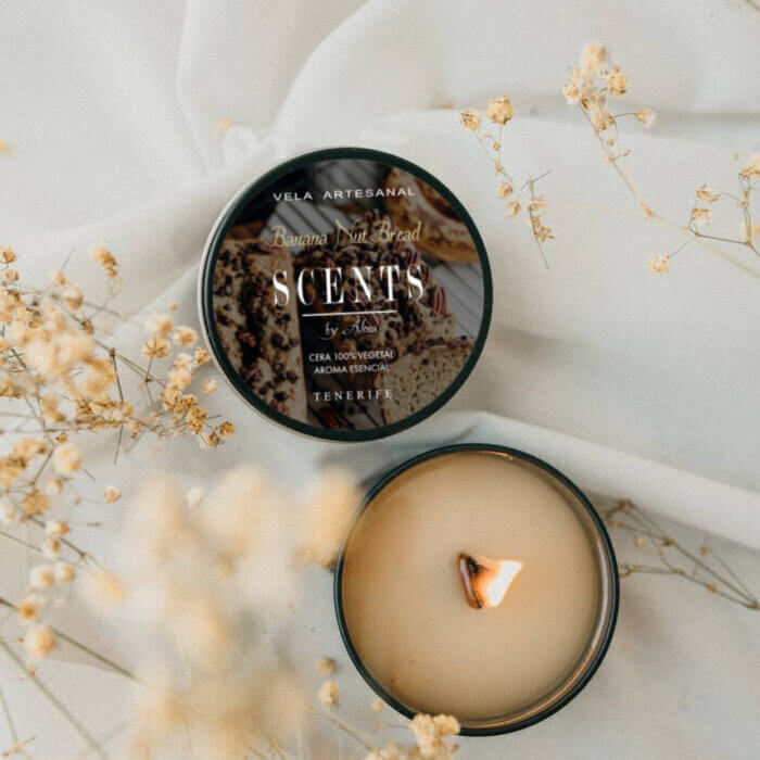 Vela pequeña 95 ml Banana Nut Bread