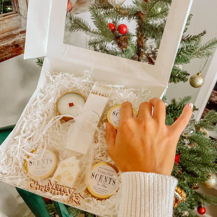 Box Classic Gold 4 mini velas