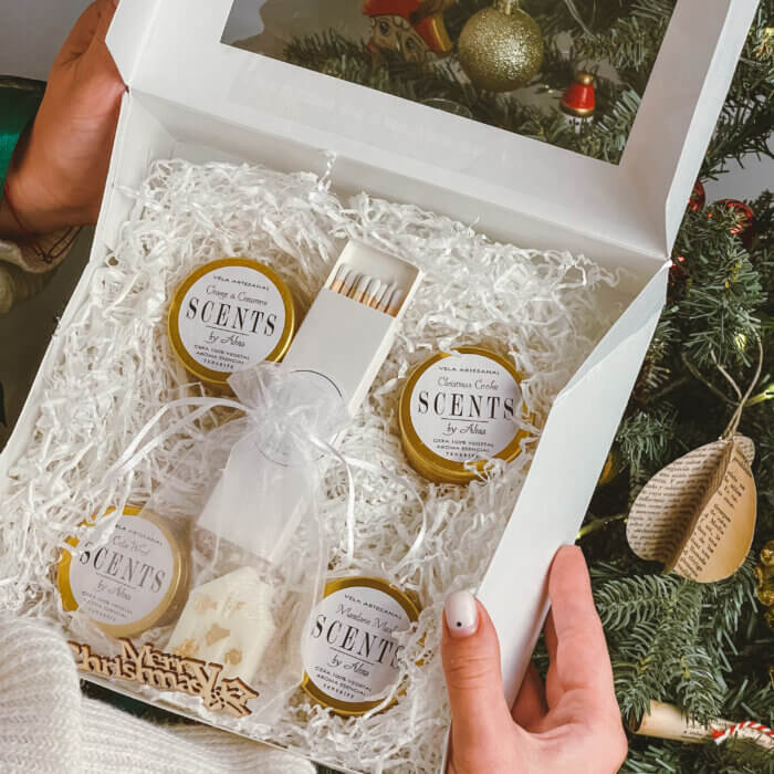 Alternative view of Box Classic Gold 4 mini velas